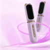 Cat - ear - shaped Electric Hair Straightening Comb